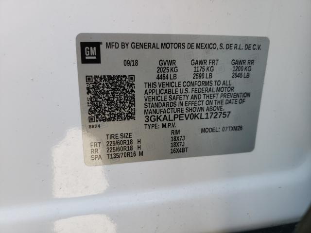 Photo 9 VIN: 3GKALPEV0KL172757 - GMC TERRAIN SL 