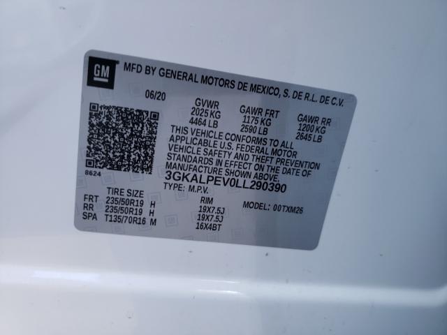 Photo 9 VIN: 3GKALPEV0LL290390 - GMC TERRAIN SL 