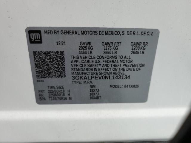 Photo 9 VIN: 3GKALPEV0NL143134 - GMC TERRAIN SL 