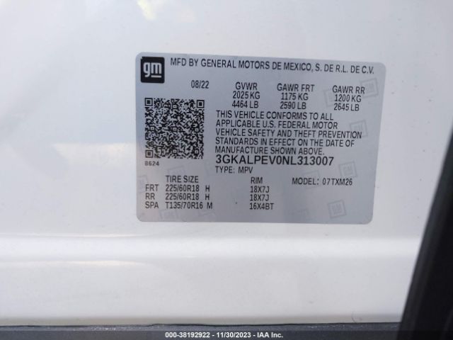 Photo 8 VIN: 3GKALPEV0NL313007 - GMC TERRAIN 