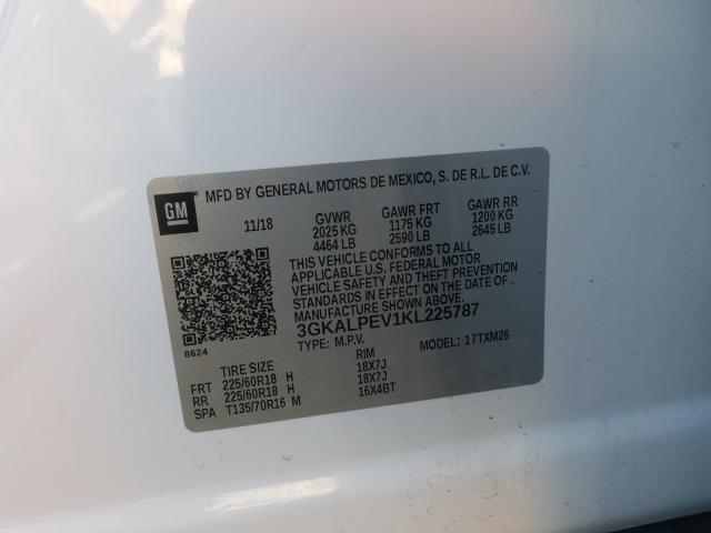 Photo 9 VIN: 3GKALPEV1KL225787 - GMC TERRAIN SL 