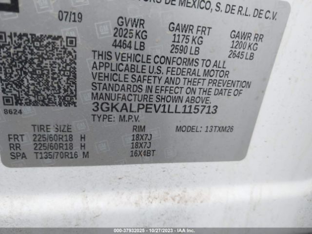 Photo 8 VIN: 3GKALPEV1LL115713 - GMC TERRAIN 