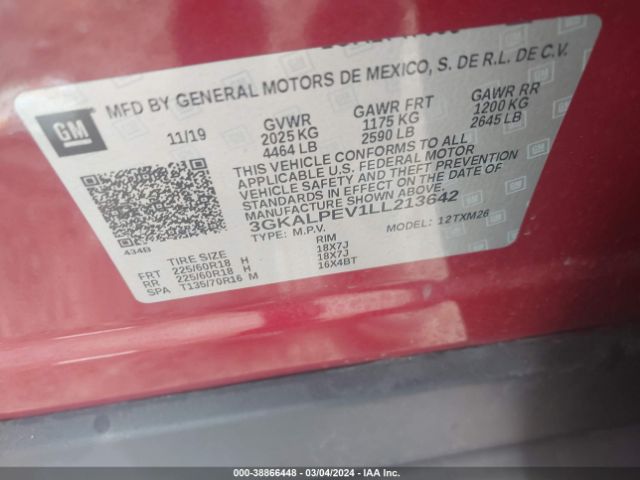 Photo 8 VIN: 3GKALPEV1LL213642 - GMC TERRAIN 