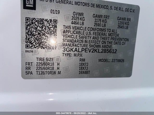 Photo 8 VIN: 3GKALPEV2KL285612 - GMC TERRAIN 