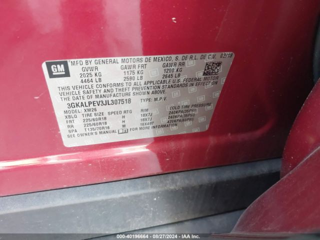 Photo 8 VIN: 3GKALPEV3JL307518 - GMC TERRAIN 