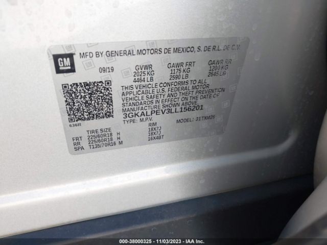 Photo 8 VIN: 3GKALPEV3LL156201 - GMC TERRAIN 