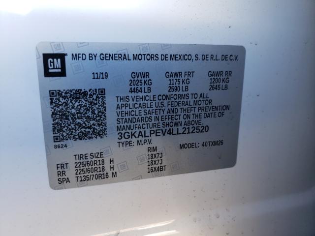 Photo 9 VIN: 3GKALPEV4LL212520 - GMC TERRAIN SL 