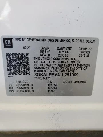 Photo 11 VIN: 3GKALPEV4LL251009 - GMC TERRAIN SL 