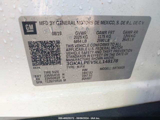 Photo 8 VIN: 3GKALPEV5LL148178 - GMC TERRAIN 