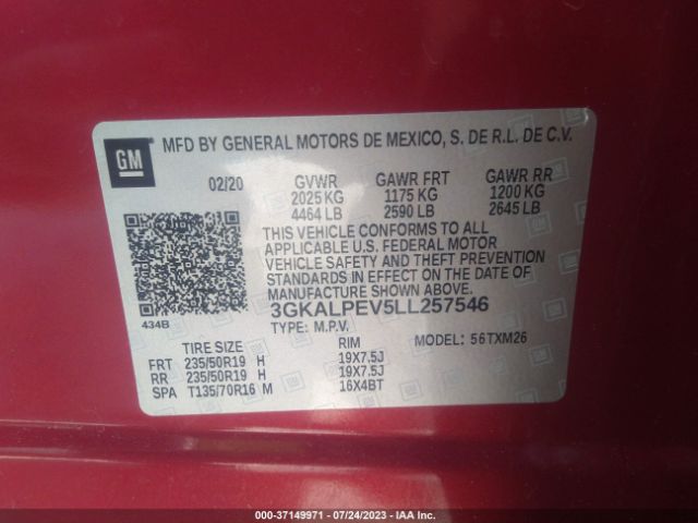 Photo 8 VIN: 3GKALPEV5LL257546 - GMC TERRAIN 