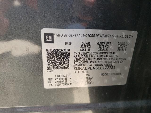 Photo 9 VIN: 3GKALPEV6LL172781 - GMC TERRAIN SL 