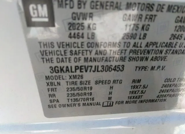 Photo 8 VIN: 3GKALPEV7JL306453 - GMC TERRAIN 