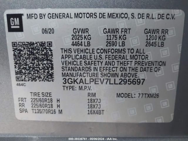 Photo 8 VIN: 3GKALPEV7LL295697 - GMC TERRAIN 