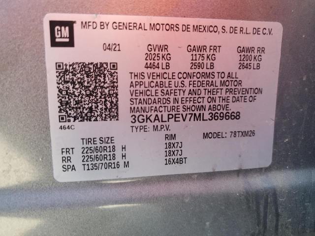 Photo 12 VIN: 3GKALPEV7ML369668 - GMC TERRAIN 