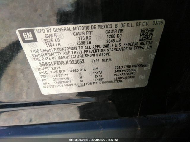 Photo 8 VIN: 3GKALPEV8JL323052 - GMC TERRAIN 