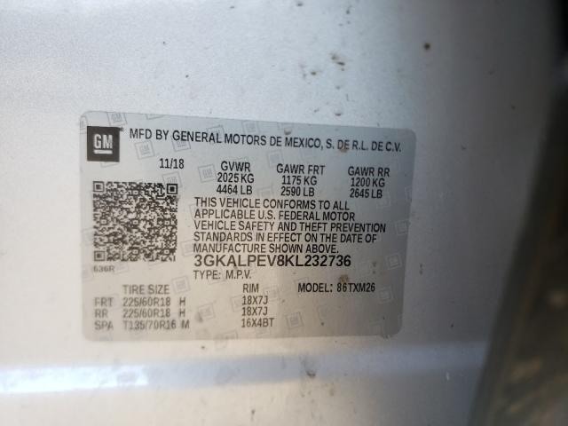 Photo 9 VIN: 3GKALPEV8KL232736 - GMC TERRAIN SL 