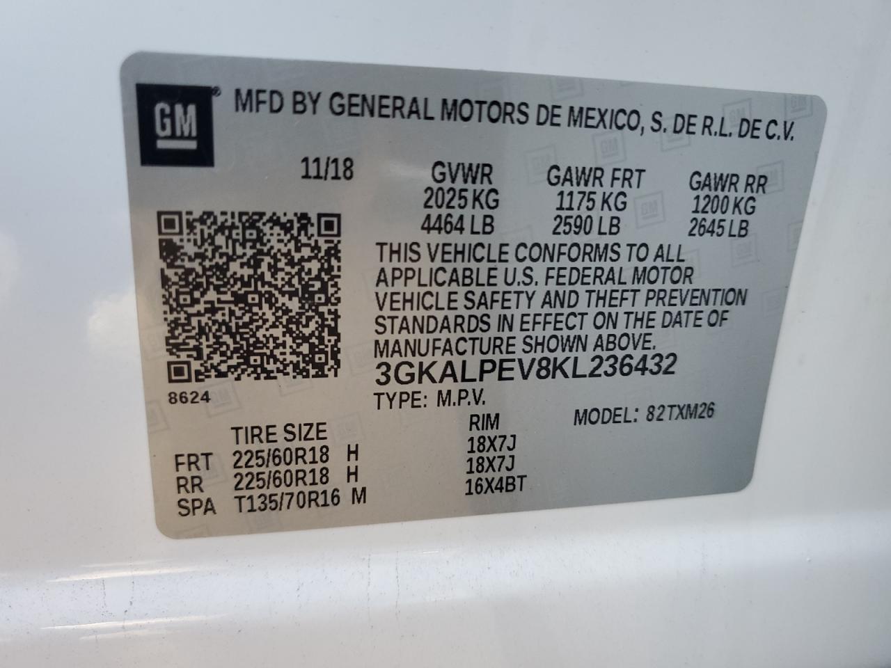 Photo 11 VIN: 3GKALPEV8KL236432 - GMC TERRAIN 