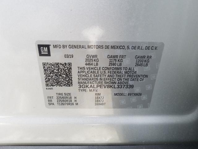 Photo 9 VIN: 3GKALPEV8KL337339 - GMC TERRAIN SL 