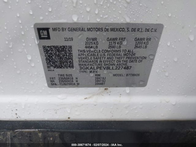 Photo 8 VIN: 3GKALPEV8LL227487 - GMC TERRAIN 