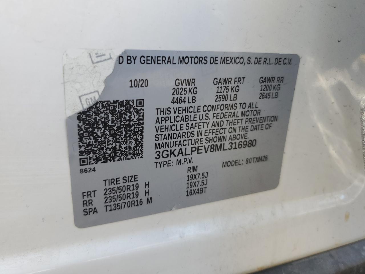 Photo 13 VIN: 3GKALPEV8ML316980 - GMC TERRAIN 