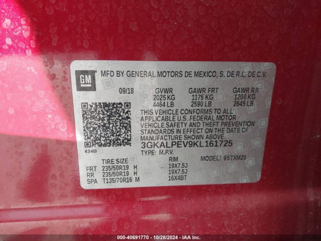 Photo 8 VIN: 3GKALPEV9KL161725 - GMC TERRAIN 