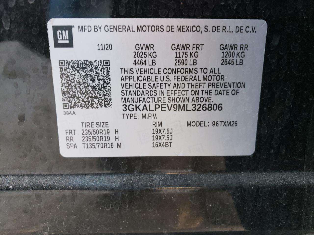 Photo 13 VIN: 3GKALPEV9ML326806 - GMC TERRAIN 