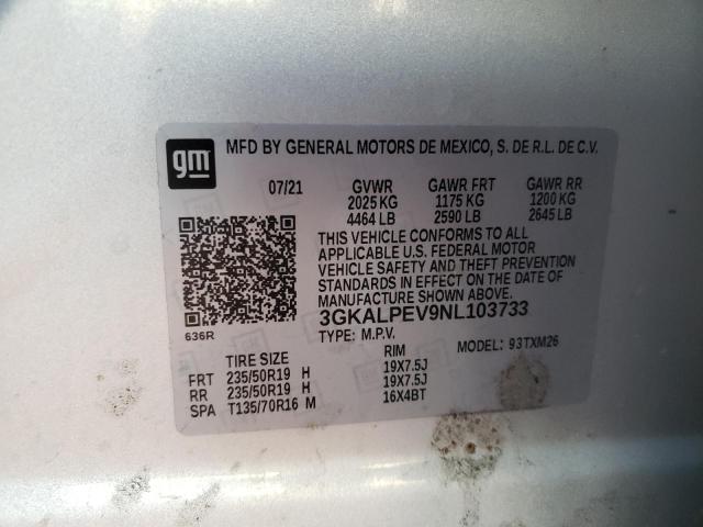 Photo 12 VIN: 3GKALPEV9NL103733 - GMC TERRAIN SL 