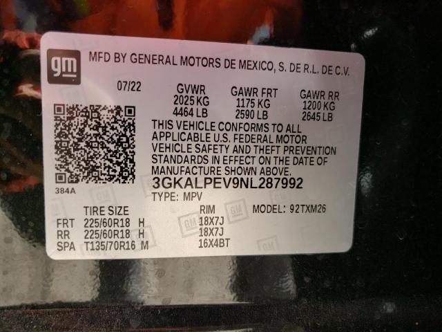 Photo 11 VIN: 3GKALPEV9NL287992 - GMC TERRAIN SL 