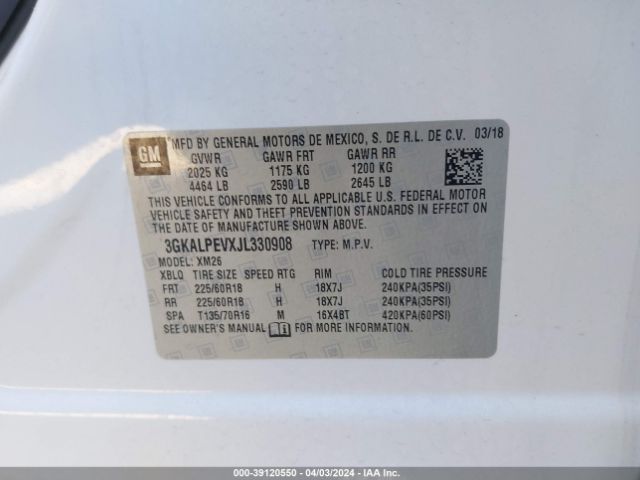 Photo 8 VIN: 3GKALPEVXJL330908 - GMC TERRAIN 