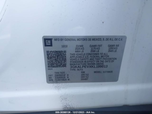 Photo 8 VIN: 3GKALPEVXKL199013 - GMC TERRAIN 