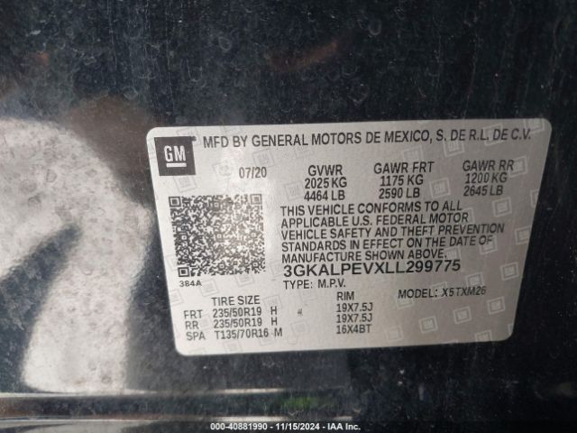 Photo 8 VIN: 3GKALPEVXLL299775 - GMC TERRAIN 