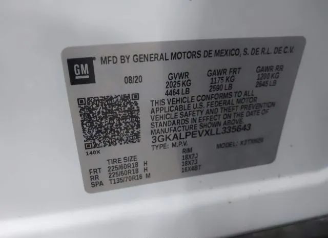 Photo 8 VIN: 3GKALPEVXLL335643 - GMC TERRAIN 