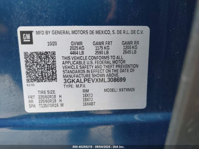 Photo 8 VIN: 3GKALPEVXML308699 - GMC TERRAIN 