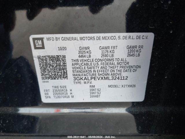 Photo 8 VIN: 3GKALPEVXML324112 - GMC TERRAIN 