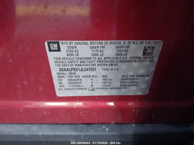 Photo 8 VIN: 3GKALPEX1JL247031 - GMC TERRAIN 