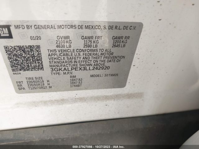 Photo 8 VIN: 3GKALPEX3LL242920 - GMC TERRAIN 