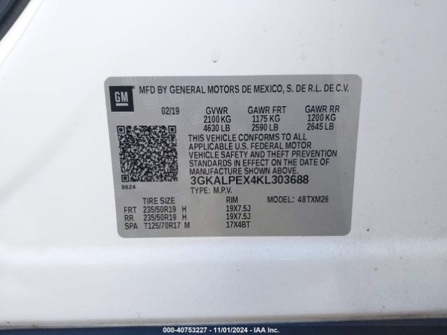 Photo 8 VIN: 3GKALPEX4KL303688 - GMC TERRAIN 