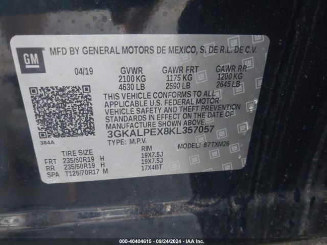 Photo 8 VIN: 3GKALPEX8KL357057 - GMC TERRAIN 