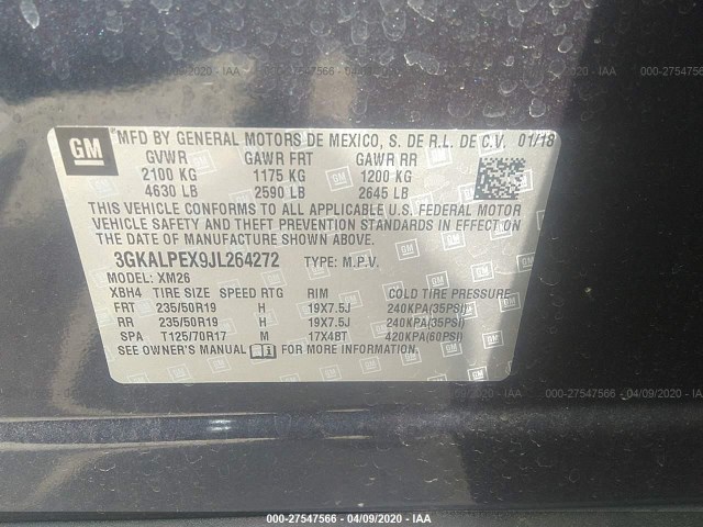 Photo 8 VIN: 3GKALPEX9JL264272 - GMC TERRAIN 