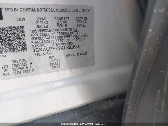 Photo 8 VIN: 3GKALPEX9KL301631 - GMC TERRAIN 