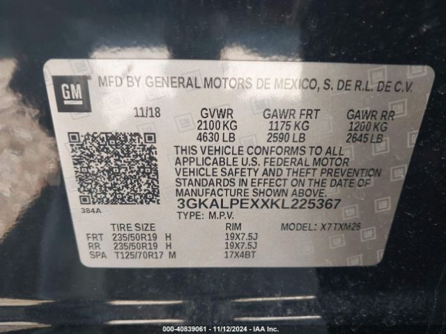 Photo 8 VIN: 3GKALPEXXKL225367 - GMC TERRAIN 