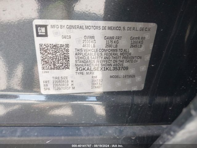 Photo 8 VIN: 3GKALSEX1KL353709 - GMC TERRAIN 