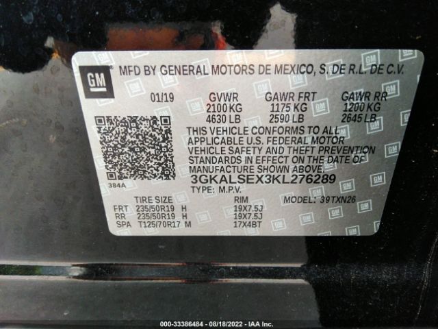 Photo 8 VIN: 3GKALSEX3KL276289 - GMC TERRAIN 