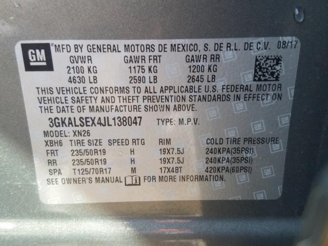 Photo 9 VIN: 3GKALSEX4JL138047 - GMC TERRAIN DE 