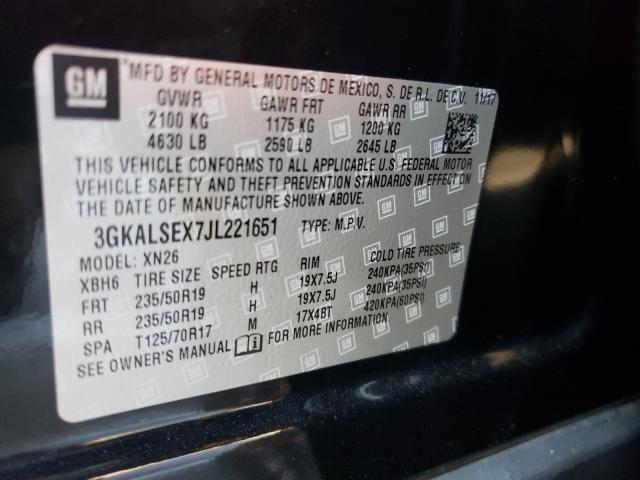 Photo 9 VIN: 3GKALSEX7JL221651 - GMC TERRAIN DE 