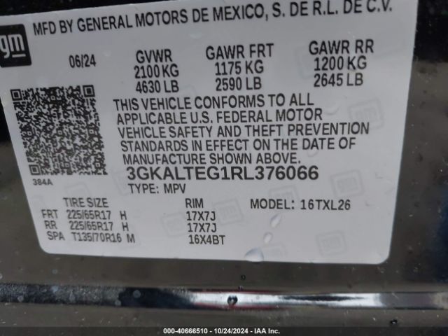 Photo 8 VIN: 3GKALTEG1RL376066 - GMC TERRAIN 