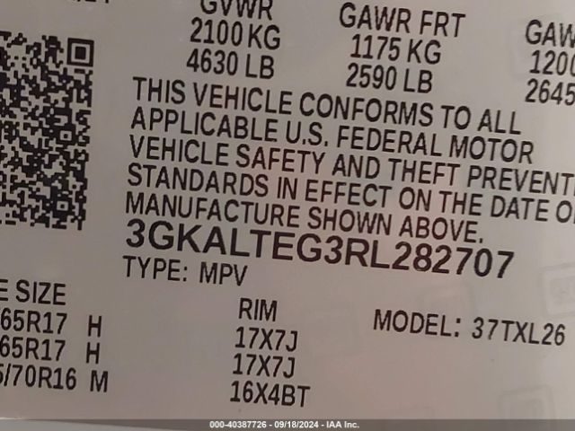 Photo 8 VIN: 3GKALTEG3RL282707 - GMC TERRAIN 