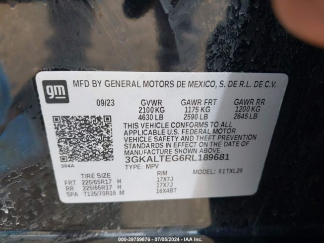 Photo 8 VIN: 3GKALTEG6RL189681 - GMC TERRAIN 