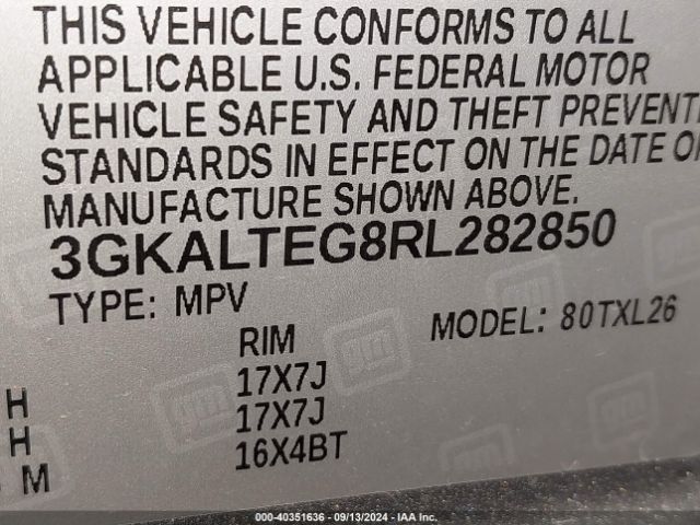 Photo 8 VIN: 3GKALTEG8RL282850 - GMC TERRAIN 