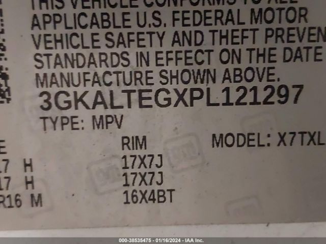 Photo 8 VIN: 3GKALTEGXPL121297 - GMC TERRAIN 